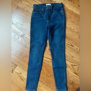Madewell high rise skinny size 10 inch 28 Tall